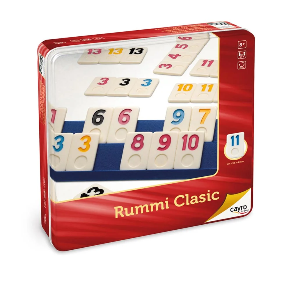 Cayro Juego de Mesa Rummi classic en caja de Metal