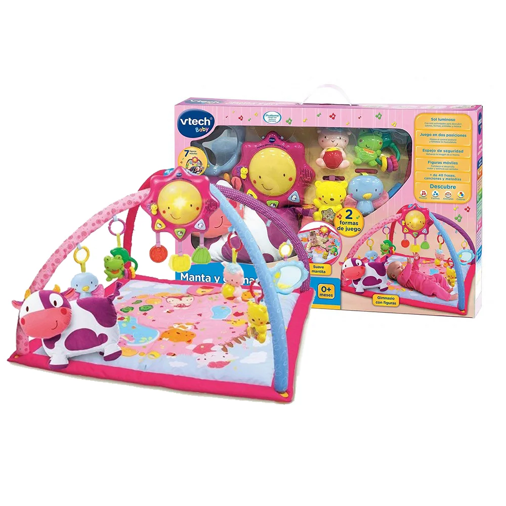 V-TECH MANTA Y GIMNASIO CANTARIN 2 EN 1 ROSA