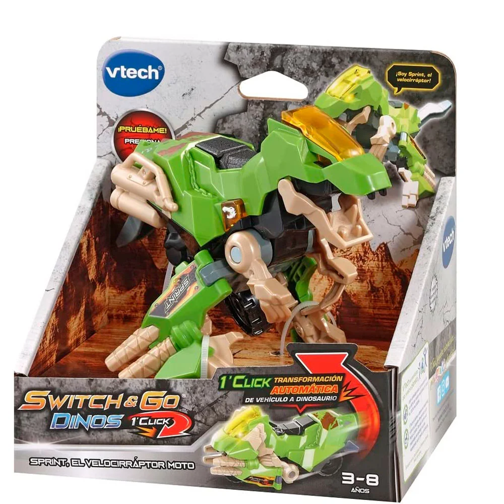 SWITCH & GO DINOS – SPRINT, EL VELOCIRRAPTOR MOTO