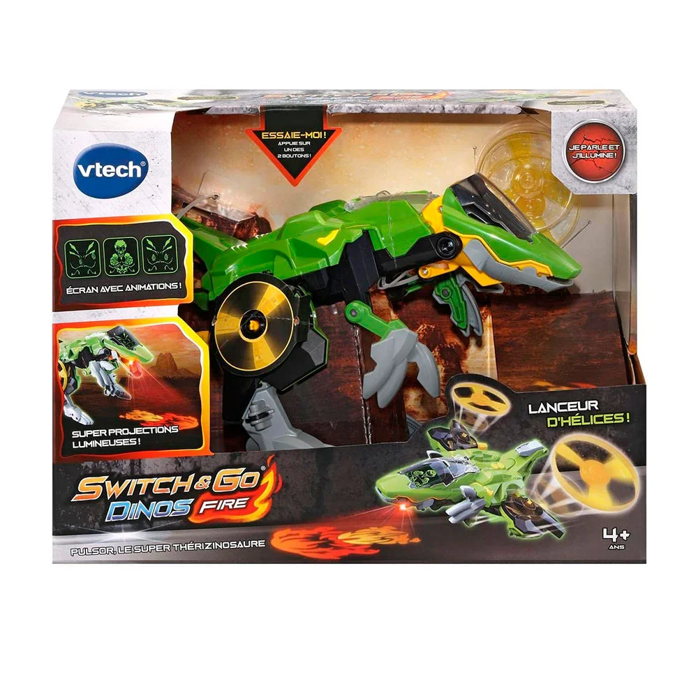 SWITCH & GO DINOS ROTOR, EL TERICINOSAURIO AVIÓN DE COMBATE