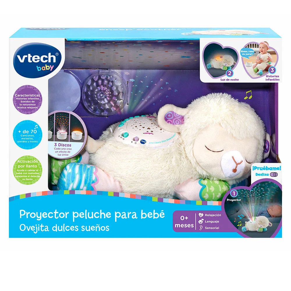PROYECTOR PELUCHE PARA BEBE – OVEJITA DULCES SUENOS