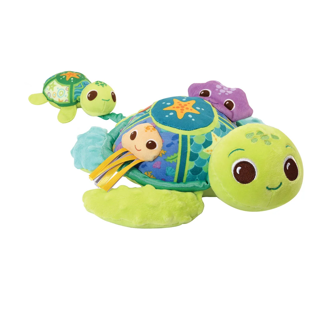 TORTUGA Y SU BEBE PELUCHE TEXTURAS Y SENSACIONES