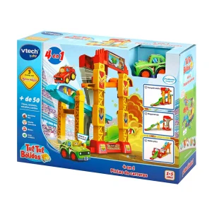 VTech Tut Tut Bólidos 4 en 1 Pistas de carreras