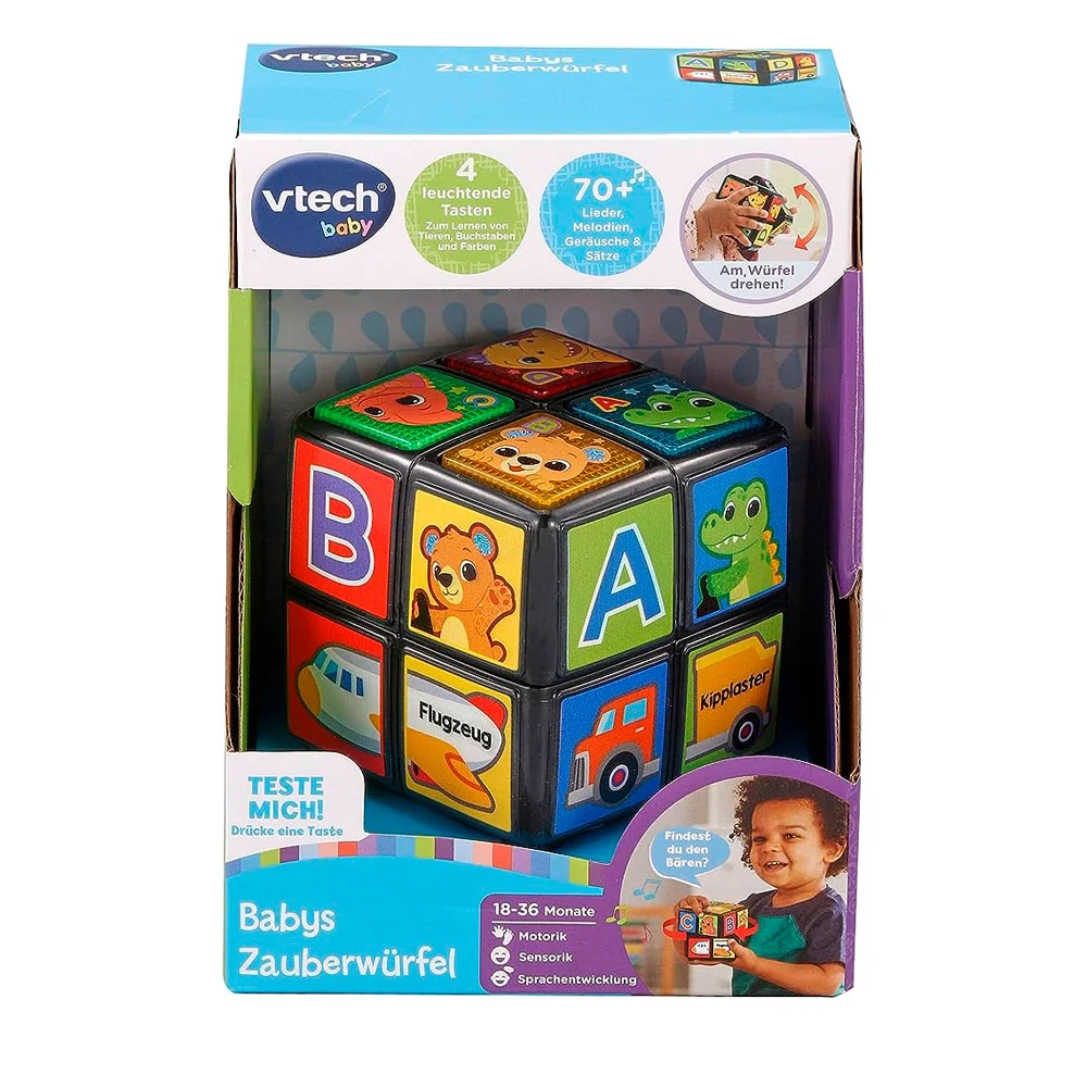 VTech Baby Cubo mágico infantil Gira y Aprende
