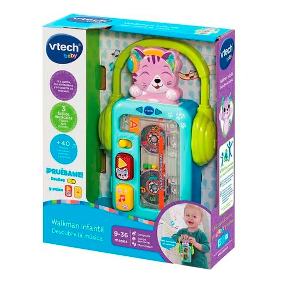 VTech Baby Walkman infantil Descubre la música