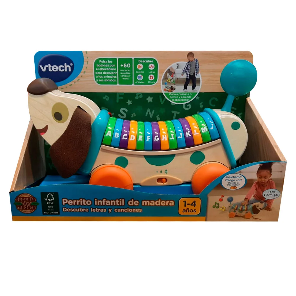 PERRITO INFANTIL DE MADERA(FSC 100% MADERA)
