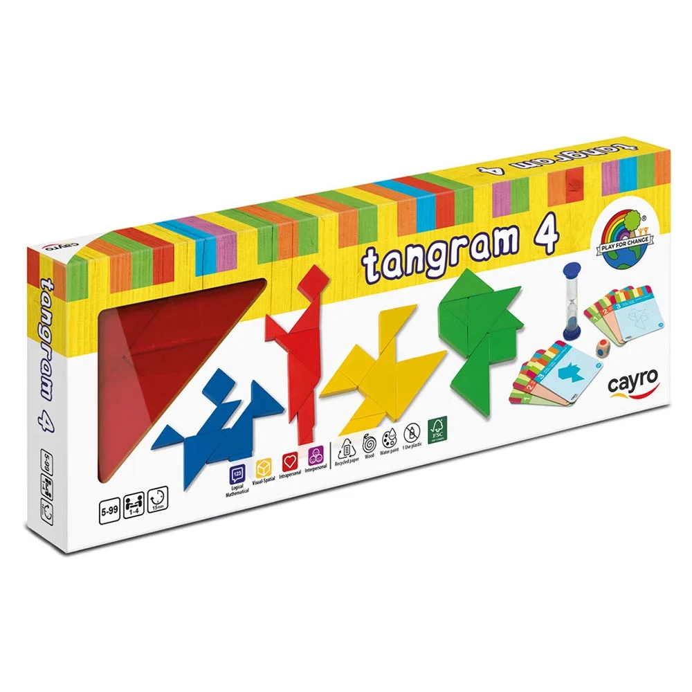 Cayro 4 Tangram de Madera FSC