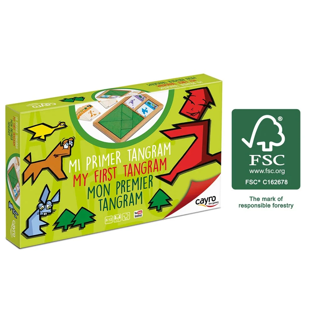 Cayro Mi Primer Tangram Infantil de Madera FSC