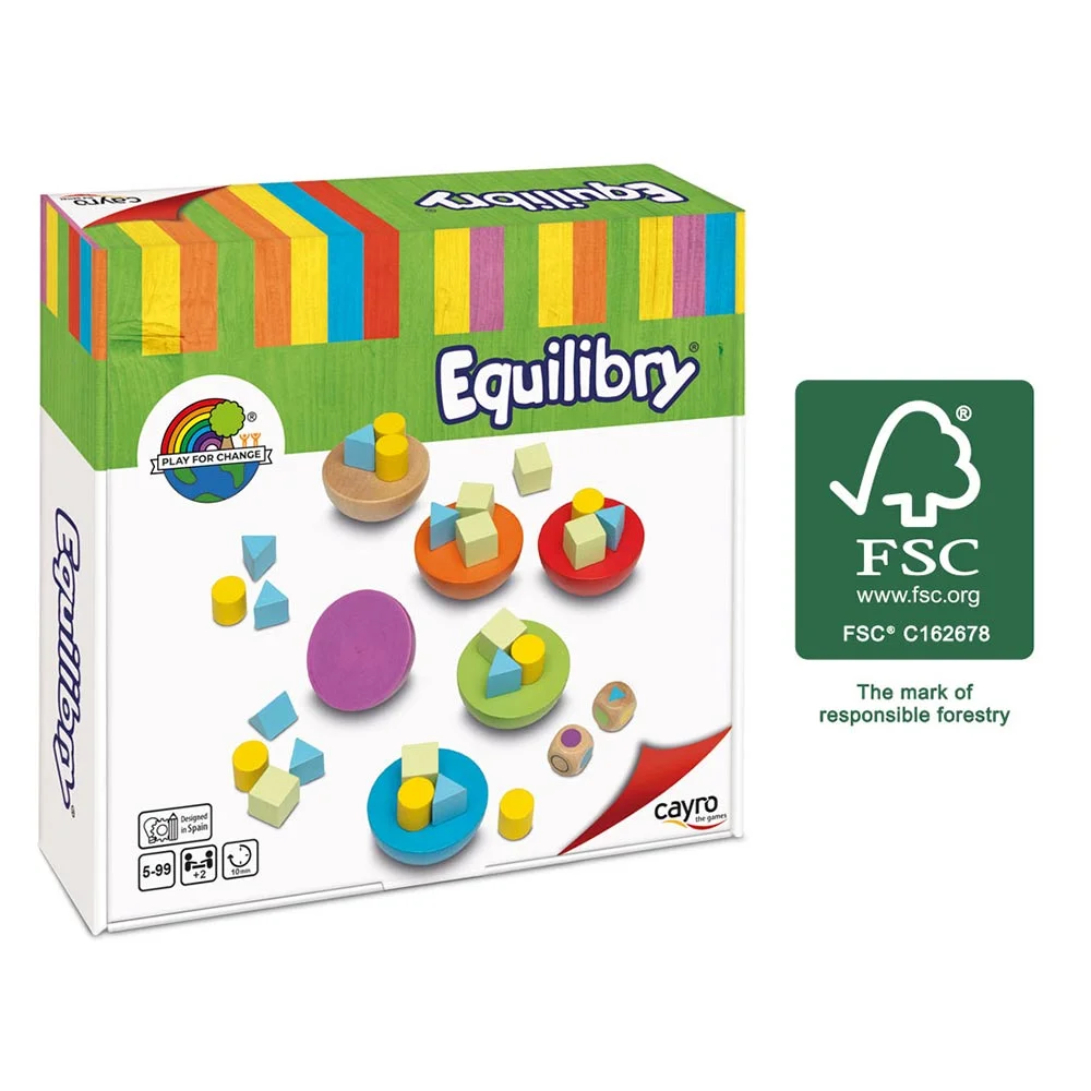 Cayro Juego de Mesa Equilibrio de Madera FSC