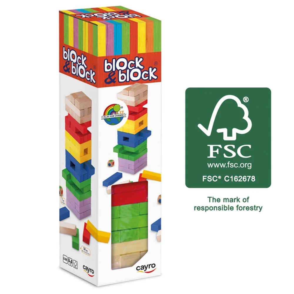 Cayro Block a Block de Madera FSC