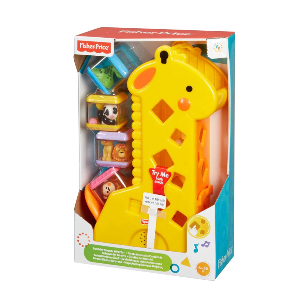 Fisher-Price Juguete para Bebés Jirafa Bloques Divertidos