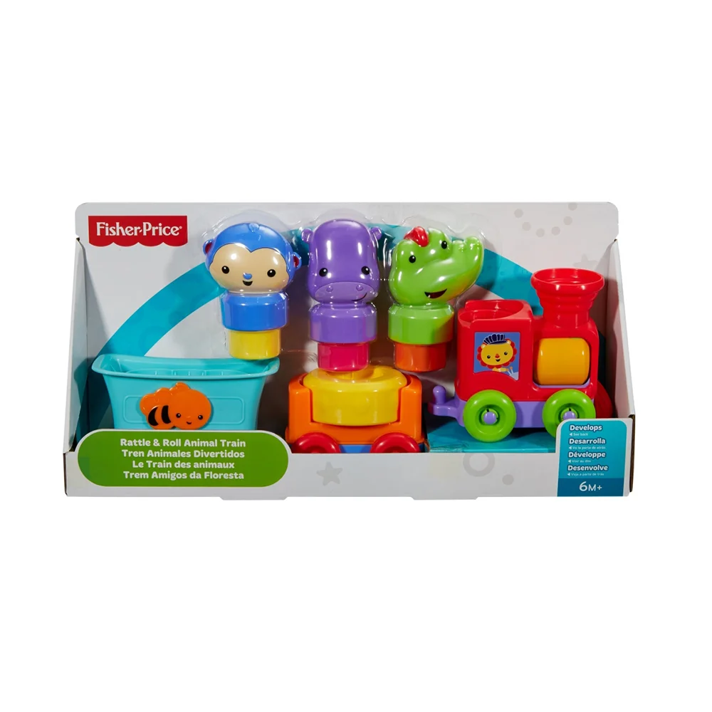 Fisher-Price Juguete Silly Safari Tren Animales Divertidos