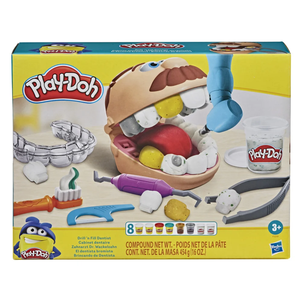 Masas y Plastilinas Play Doh Brincando de Dentista