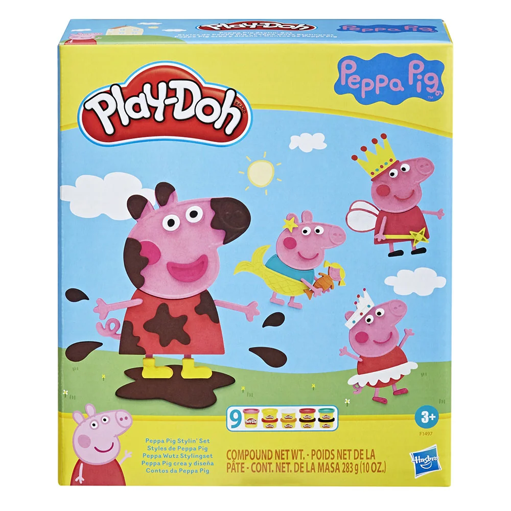 Masas y Plastilinas Play Doh Peppa Pig Set Crea y Diseña
