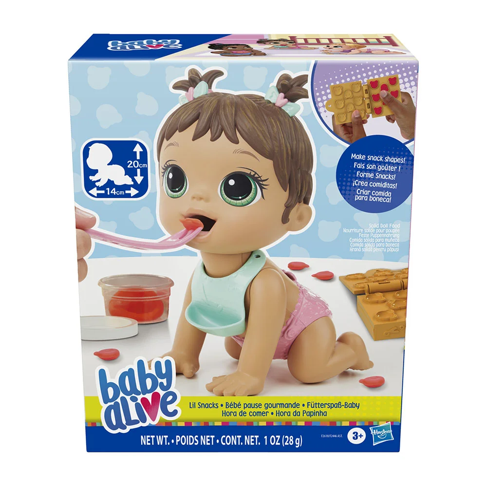 Muñeca Baby Alive Hora de Comer Cabello Castaño