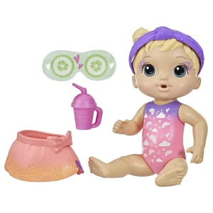 Muñeca Baby Alive Bebé Spa Multicolor Cabello Rubio