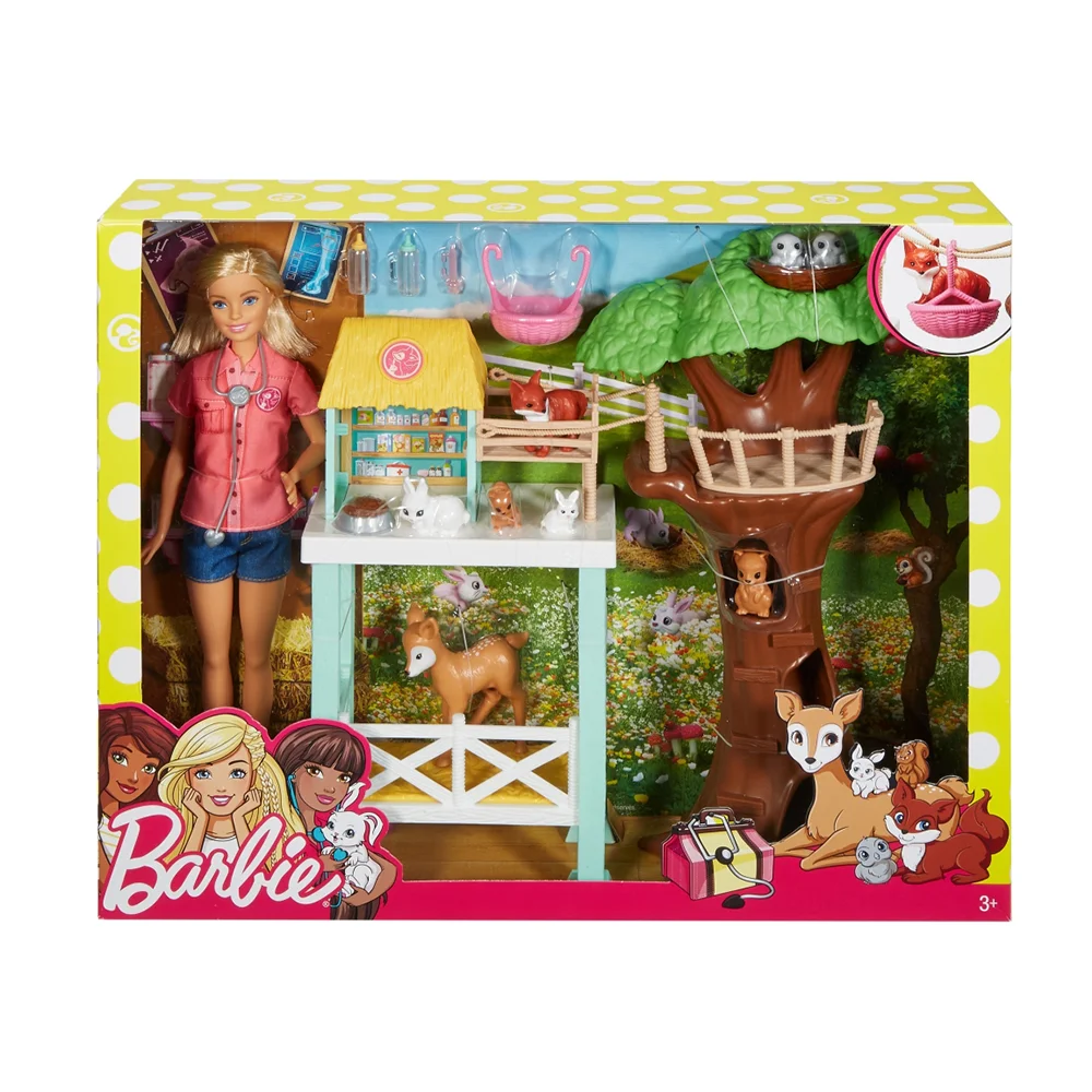 Barbie Profesiones Set de Juego Rescate de Animalitos