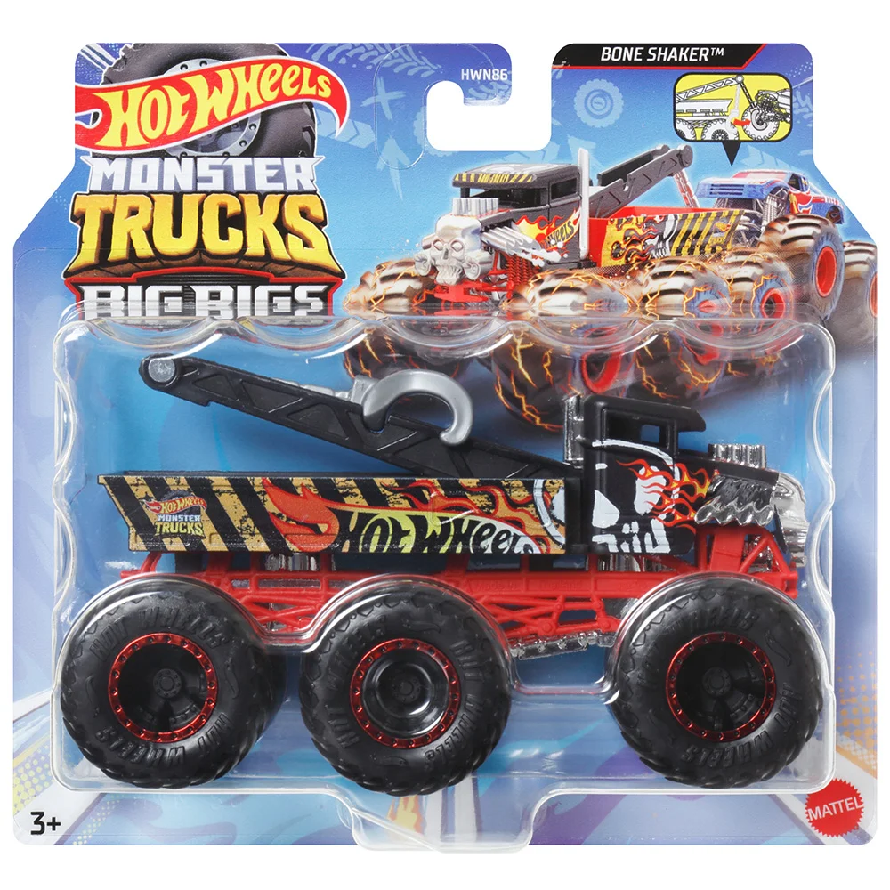 Hot Wheels Monster Trucks Camiones Remolque Sorpresa 1:64