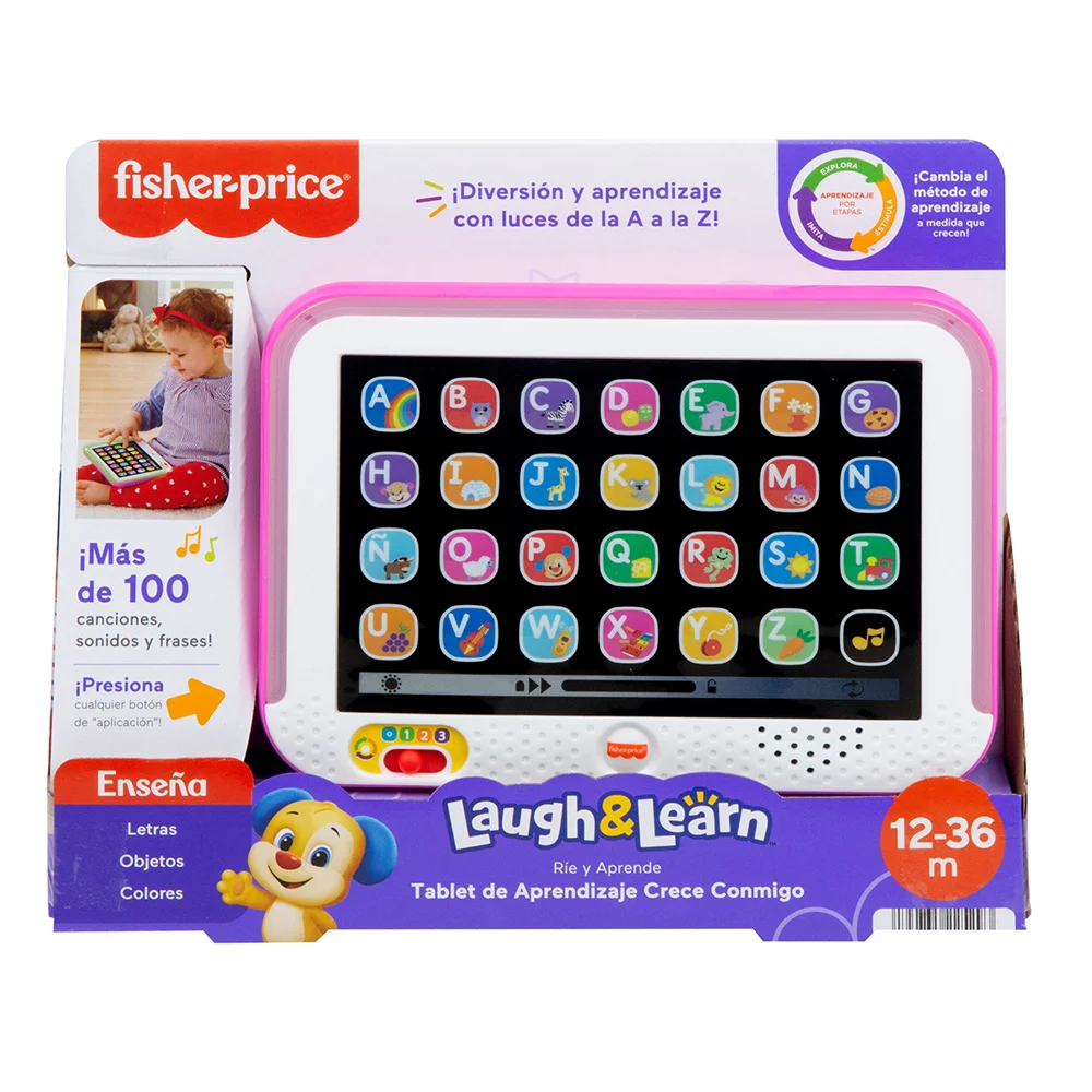 Fisher-Price Tablet De Aprendizaje Crece Conmigo Rosa