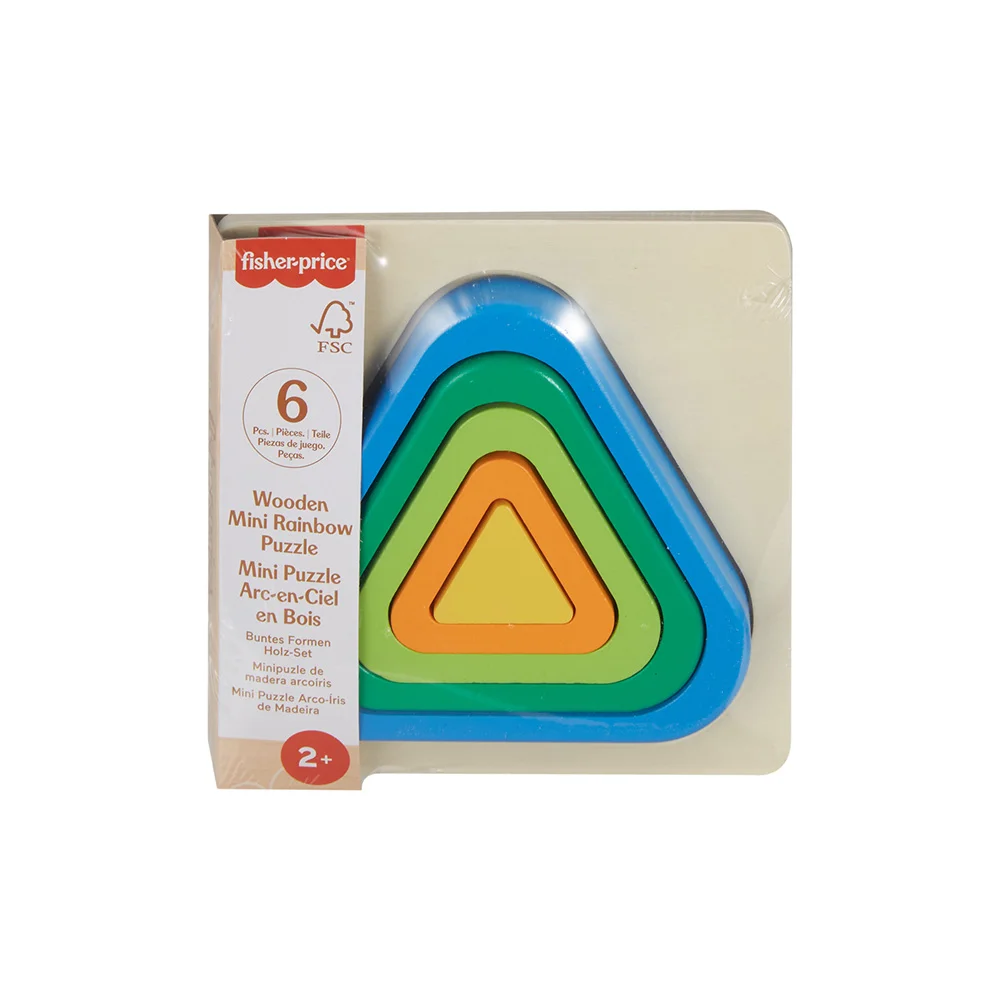 Fisher-Price Juguete Rompecabezas de Arcoíris de Madera