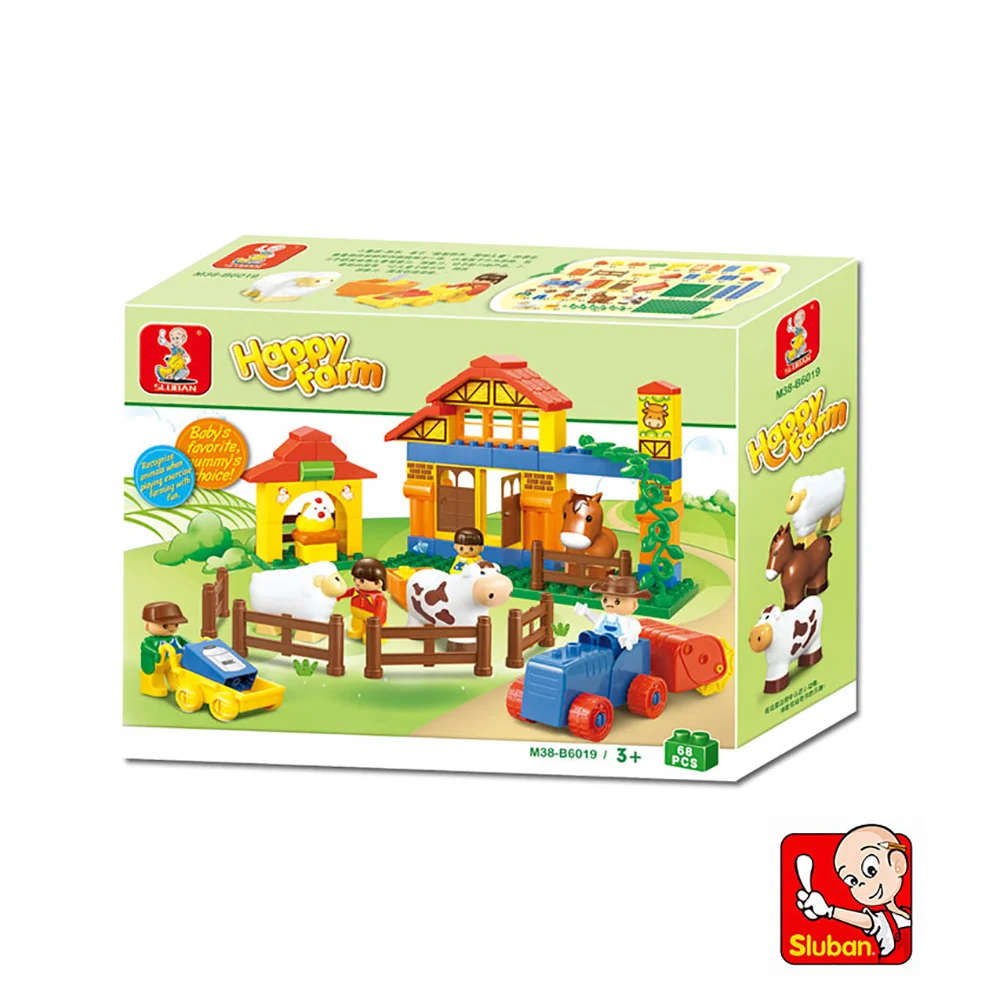 SLUBAN HAPPY FARM – SET GRANJA  X 68 PZS