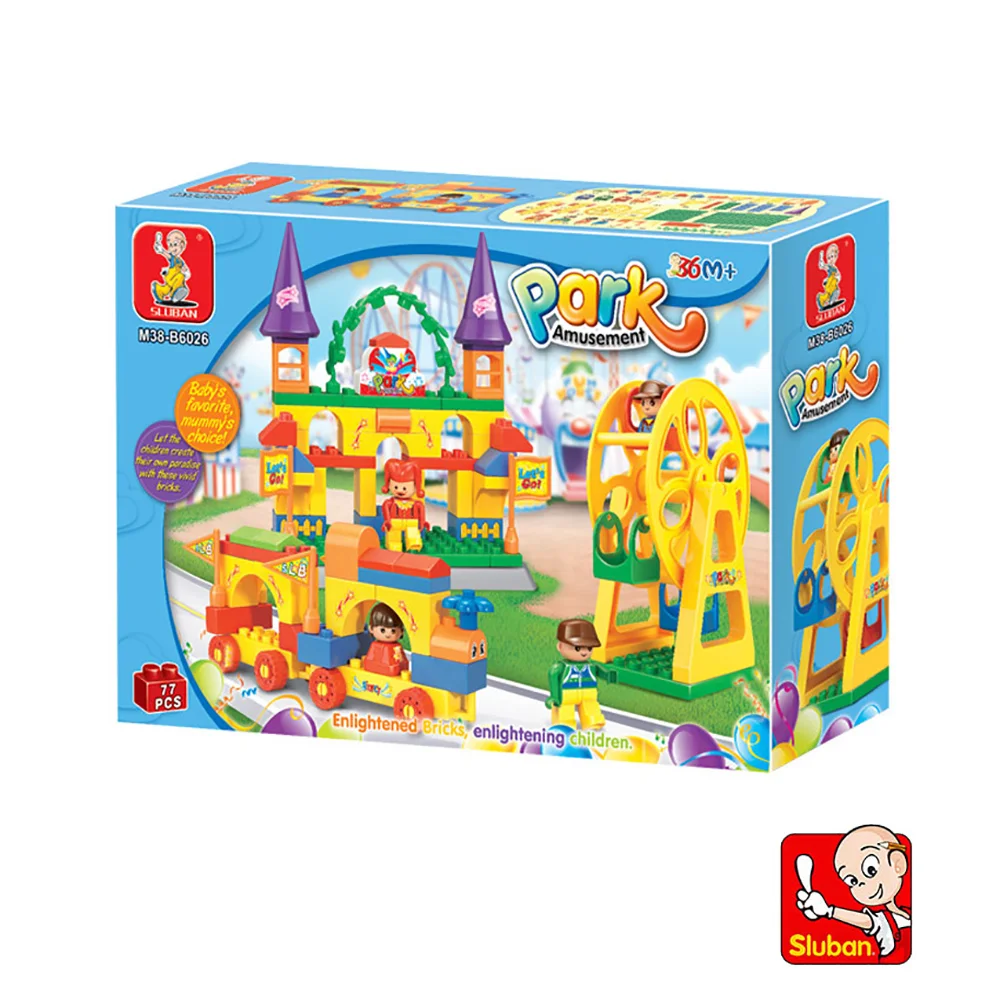 SLUBAN PARQUE CON JUEGOS DE DIVERSIÓN X 77 PZS