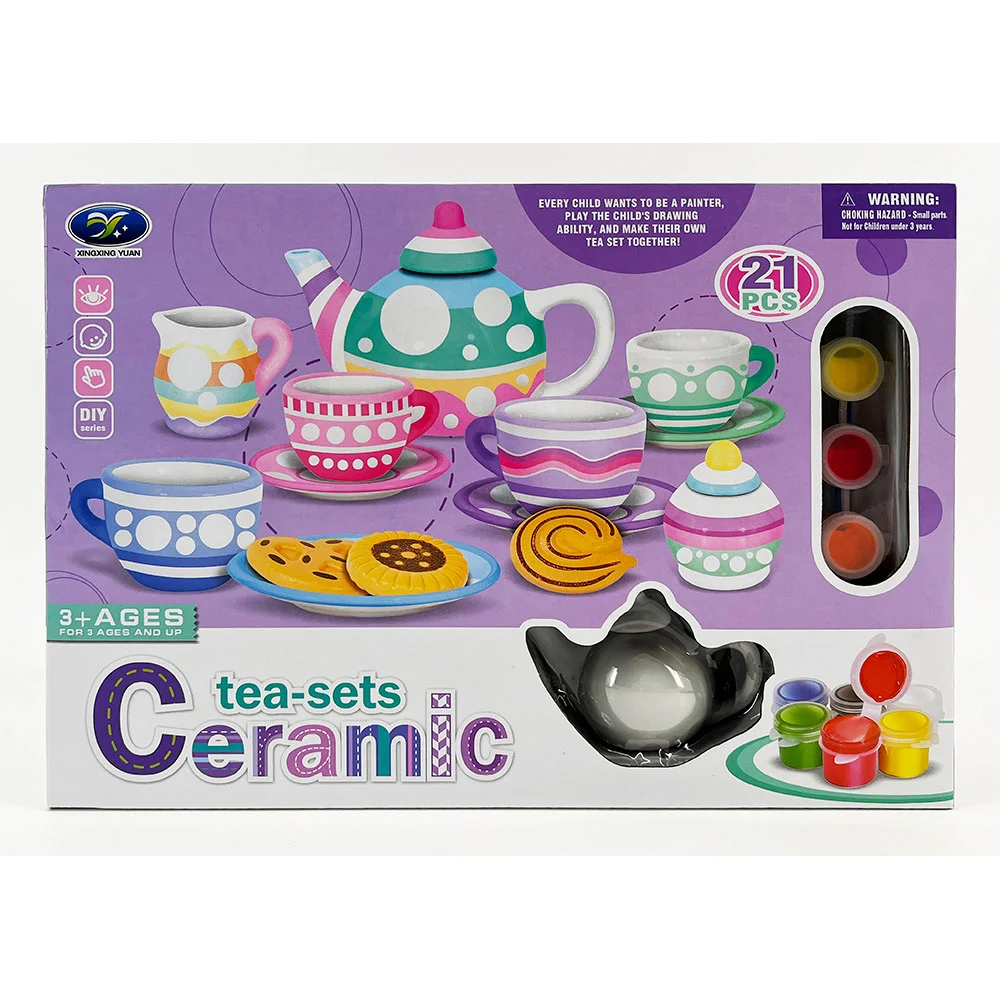 SET DE TE PORCELANA X 21 PZAS