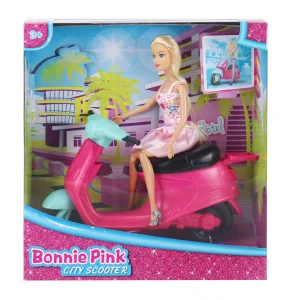 MUÑECA FASHON 11.5" CON MOTOCICLETA