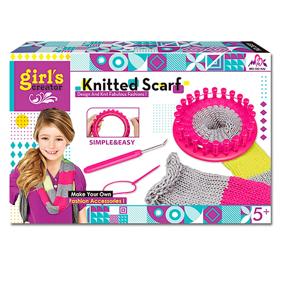SET PARA TEJER BUFANDAS