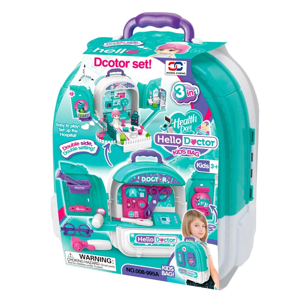 SET DE DOCTOR 3 EN 1 EN MOCHILA