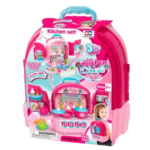 SET DE COCINA 3 EN 1 EN MOCHILA