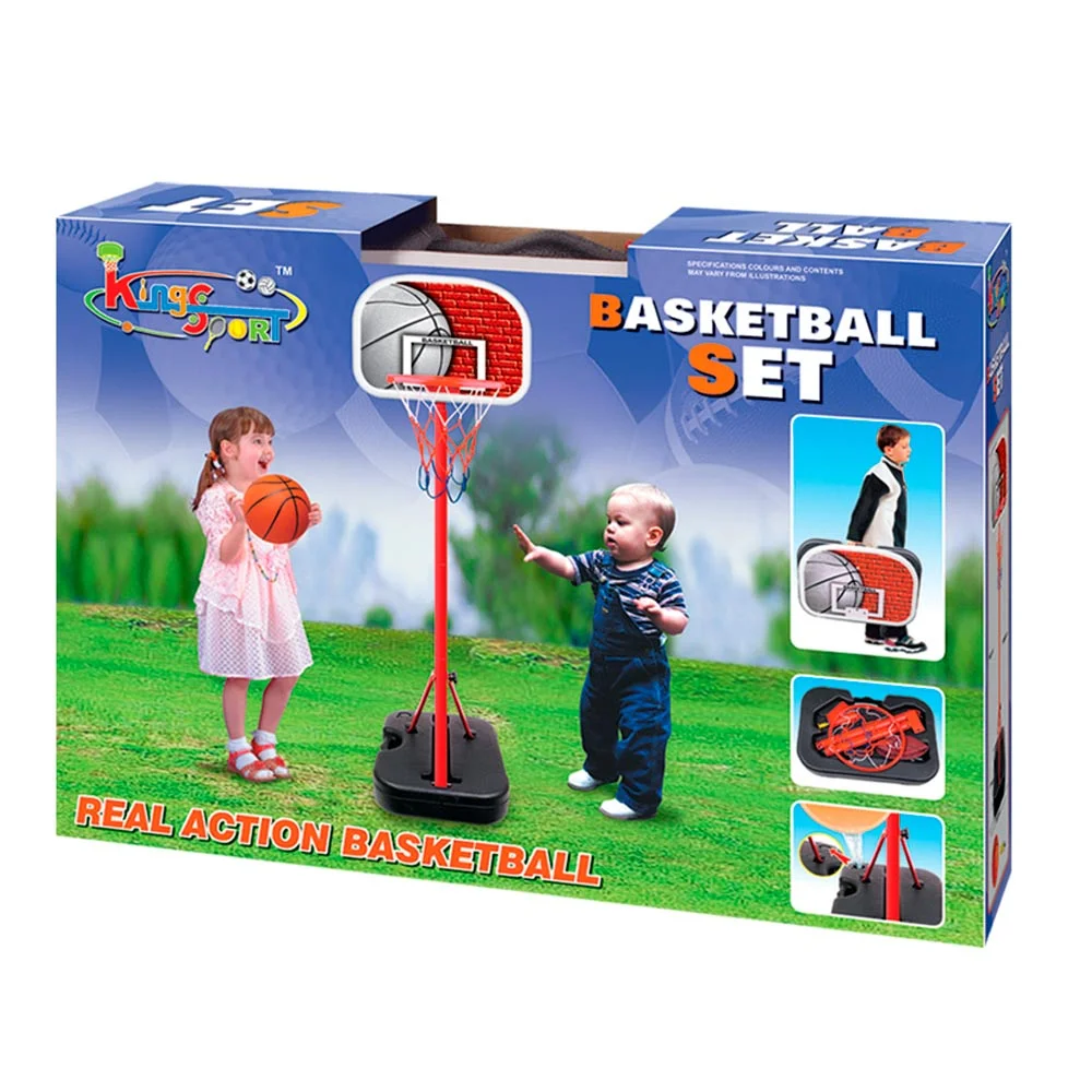 SET DE BASKET CON PELOTA DE 6″