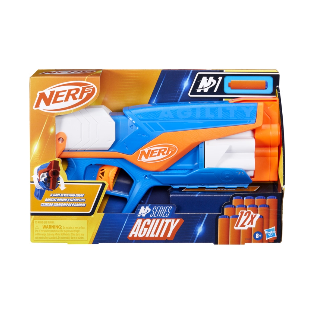 Lanzador Nerf Series Agility 12 Dardos Nerf N1