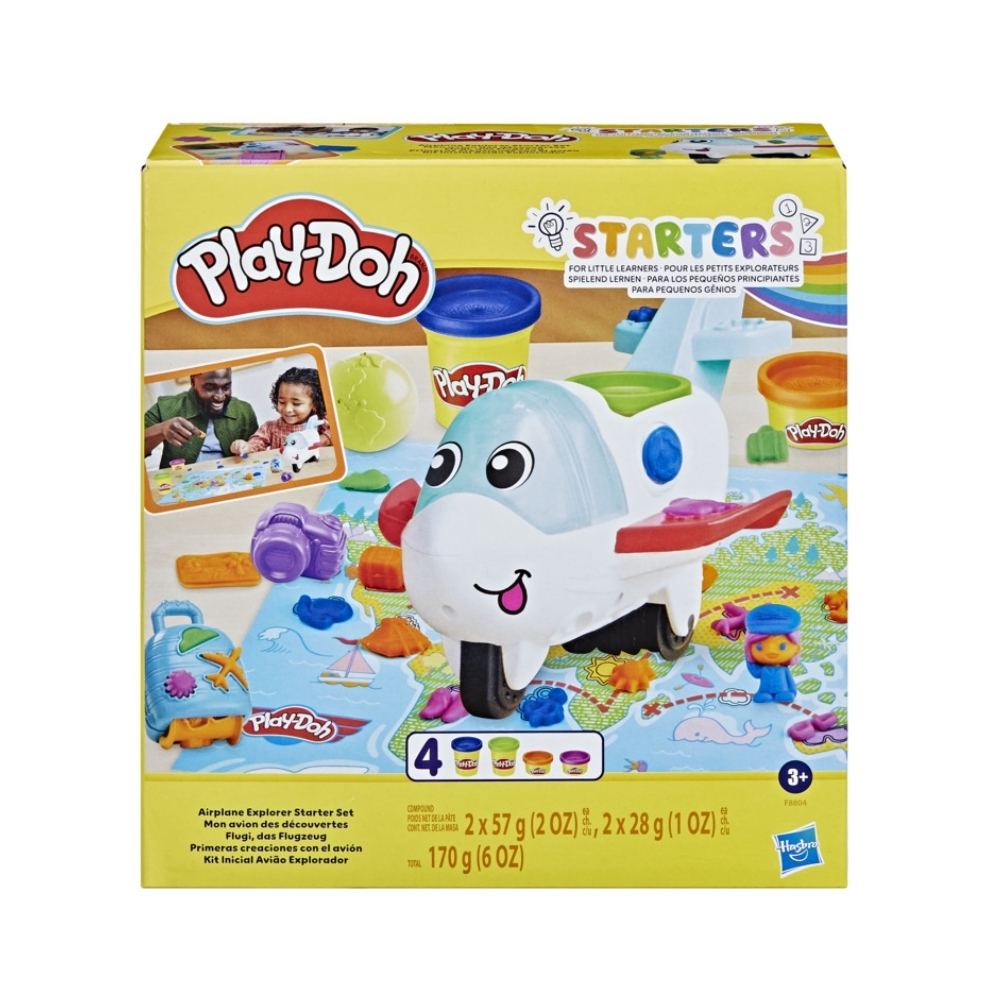 Masas y Plastilinas Play Doh Primeras Creaciones con avión