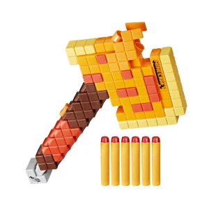 Hacha Nerf Minecraft Firebrand 6 Dardos