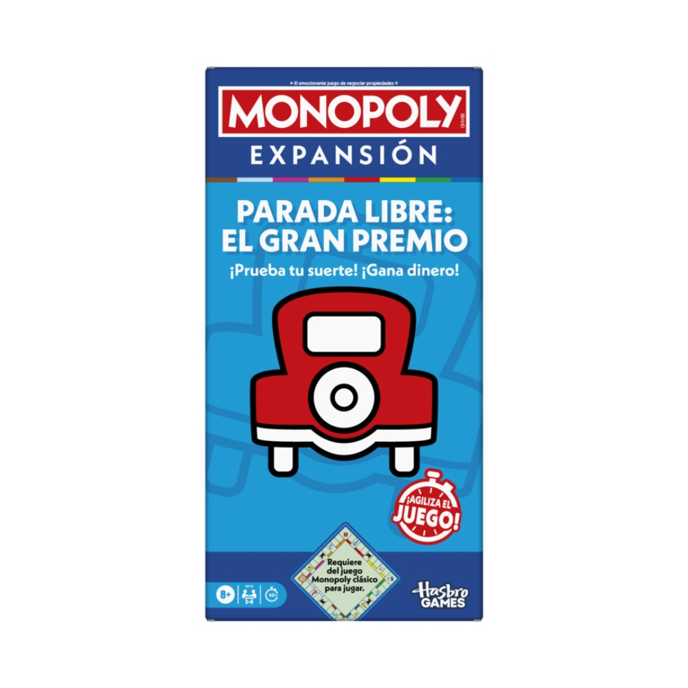 Juego de Mesa Monopoly Expansión Parada Libre: Gran Premio
