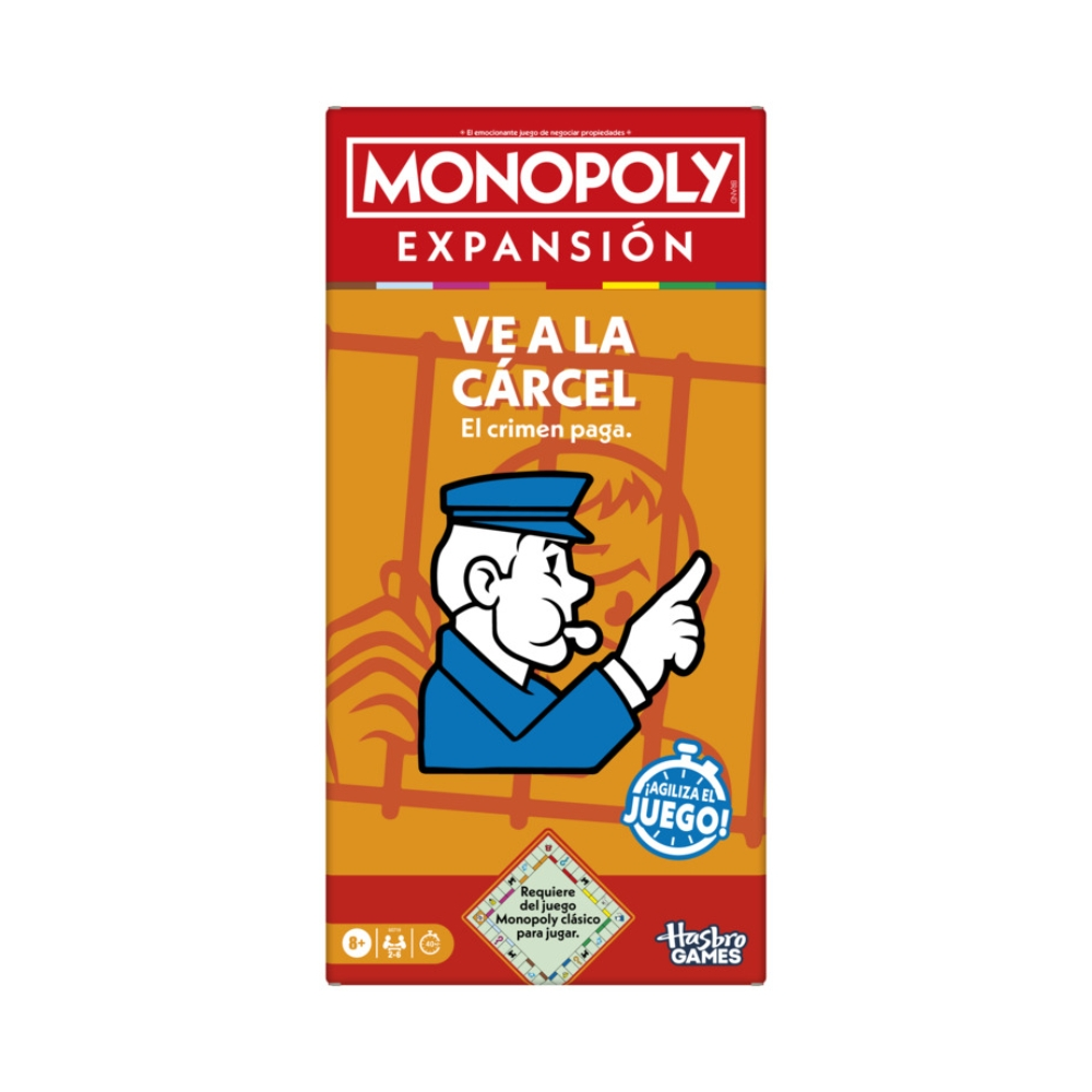 Juego de Mesa Monopoly Expansión Ve a la Cárcel