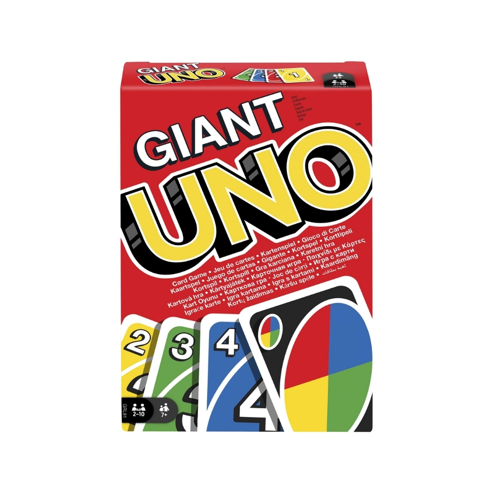 UNO Juego de Cartas Gigante para niños