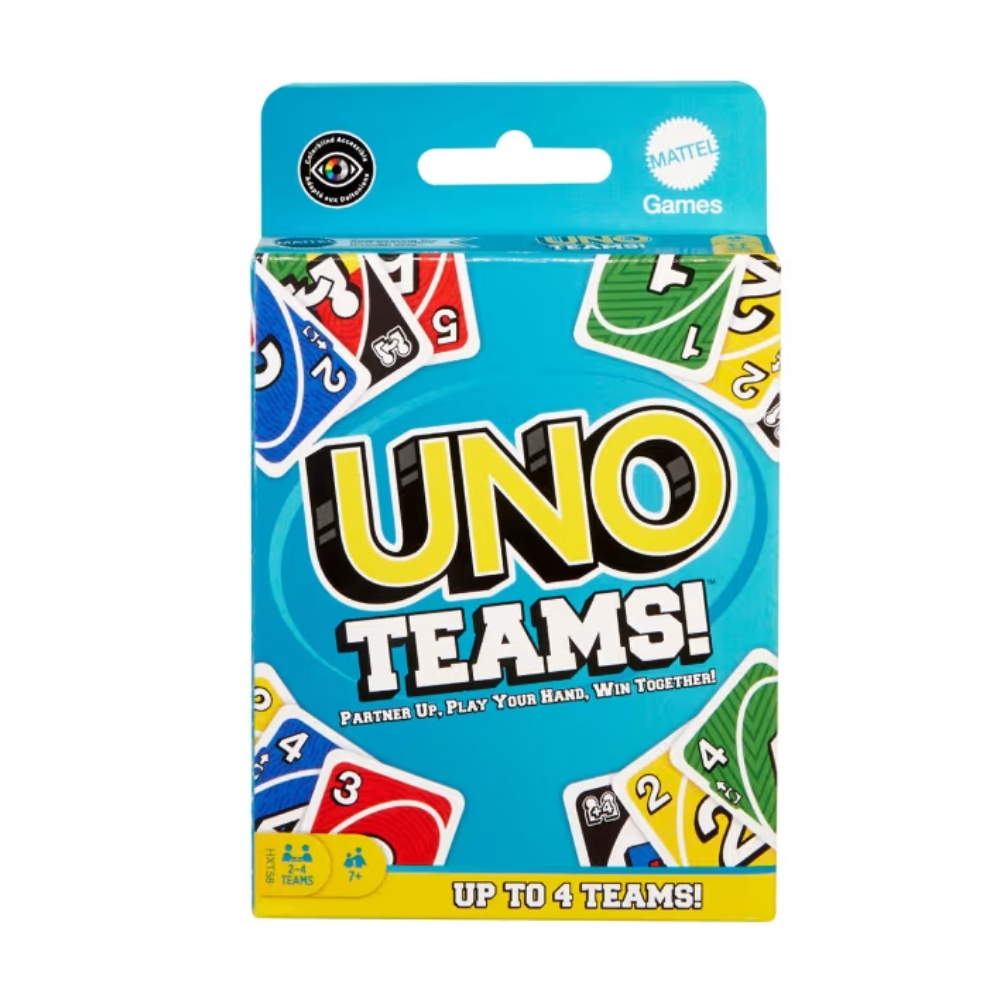 UNO Juego de Cartas Teams para niños