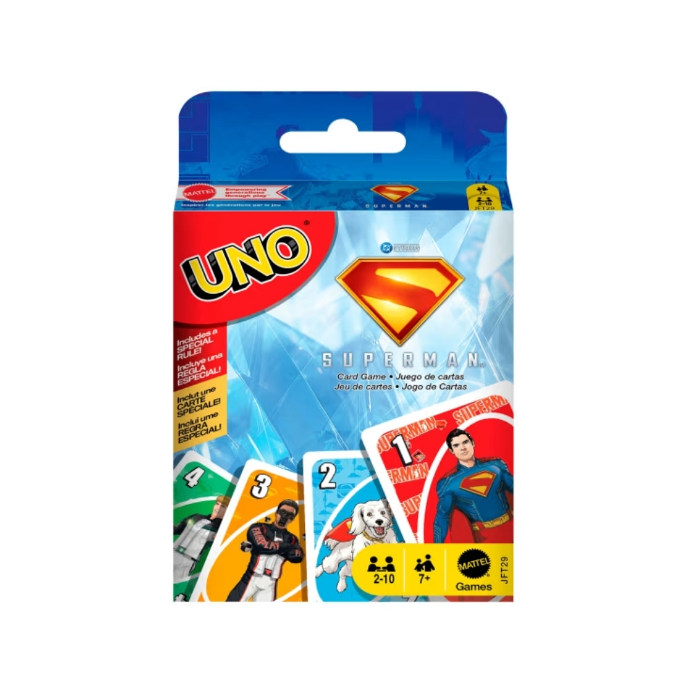 UNO Juego de Cartas Superman para niños